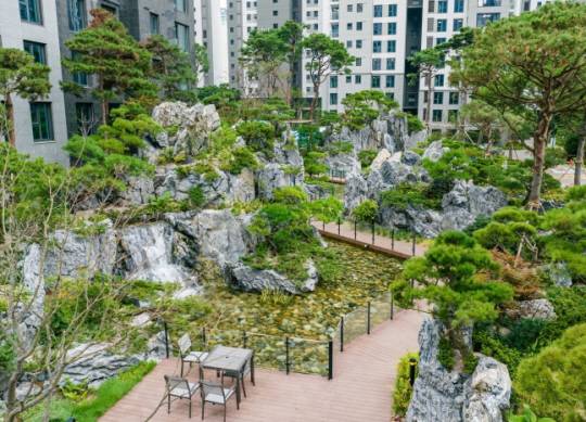 래미안 원베일리 내 가든베일리 전경. 삼성물산 제공