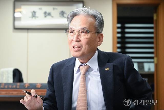 이윤규 경기대학교 총장. 조주현기자