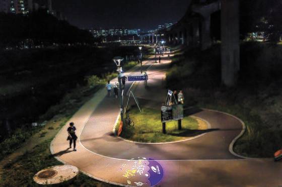 빛공해공모전 2019년 일반부 입선작 ‘절제된 조명 배치’(임종덕)는 제목 그대로 자연생태를 고려하고 배려해 깔끔하고 편안하게 설치한 인공조명의 배치를 담았다. 조명박물관