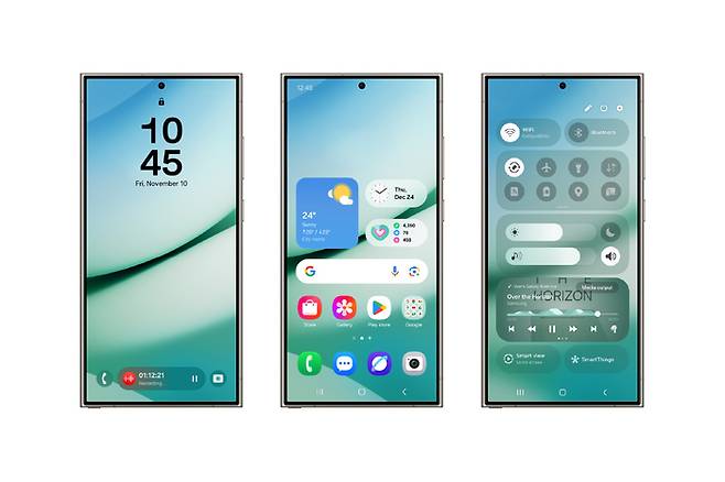 One UI 7 의 홈 화면 이미지. 삼성전자 제공