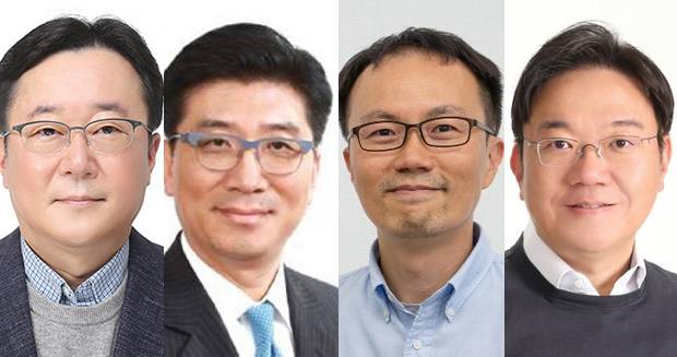 현대차 이승조 부사장(왼쪽부터), 현대차 구자용 부사장, 현대차 한동희 부사장, 현대차 김창환 부사장