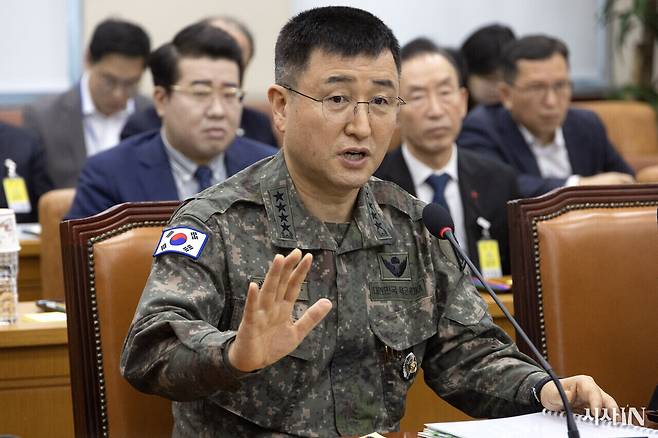 계엄사령관 박안수 육군참모총장. ⓒ시사IN 박미소