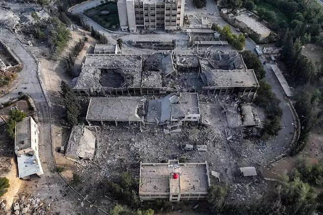 이스라엘공군에 의해 파괴된 시리아의 군 연구시설 단지/IDF