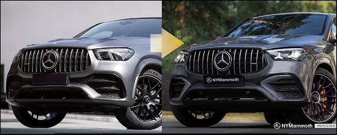 메르세데스-벤츠 'GLE 쿠페 페이스리프트' 예상도 (출처 : 뉴욕맘모스)