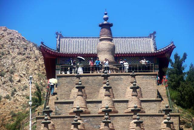 청동협 108탑의 위층. ⓒ최종명