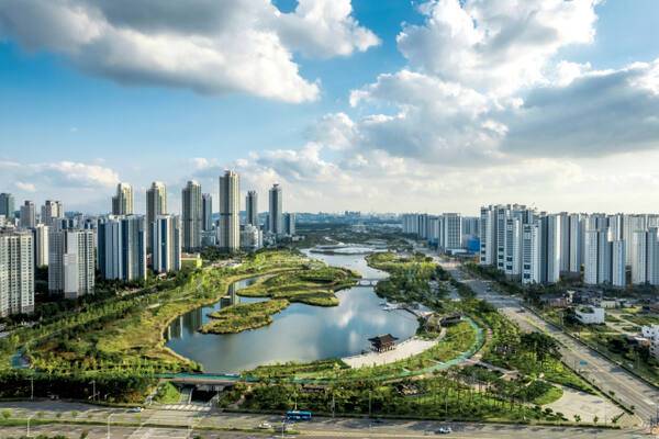 청라국제도시 전경. 인천경제청 제공