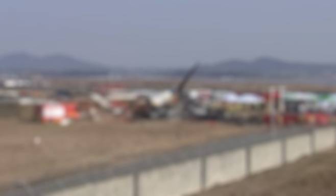 전남 무안국제공항에서 발생한 제주항공 여객기 사고 현장 (SBS 캡처)