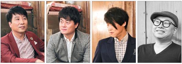 오는 15일 오후 7시30분 영화의전당 하늘연극장에서 열리는 제202회 ‘한밤의 유U; 콘서트’는 국내 대표 포크록 밴드 ‘동물원’ 콘서트로 마련된다. 동물원 멤버 박기영(왼쪽부터) 배영길 유준열 정병학이 출연해 추억의 명곡들을 들려줄 예정이다.