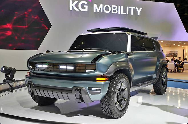KG모빌리티의 F100 / 출처=KG모빌리티