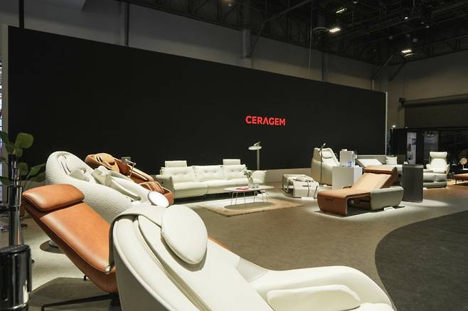 세라젬 CES 2025 전시회 부스 전경. 세라젬 제공