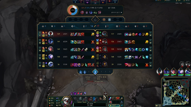 - 전광판 아래에서 무력행사 달성 현황을 확인할 수 있다