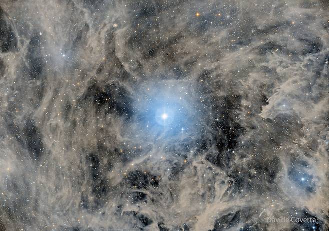 Polaris and Surrounding Dust /Davide Coverta·NASA