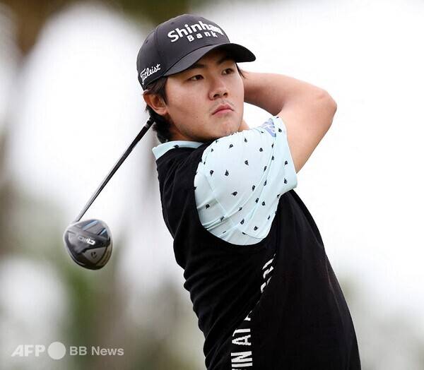 미국프로골프(PGA) 콘페리투어 2025시즌 개막전 바하마 골프 클래식에 출전한 김성현 프로가 경기하는 모습이다. 사진제공=ⓒAFPBBNews = News1