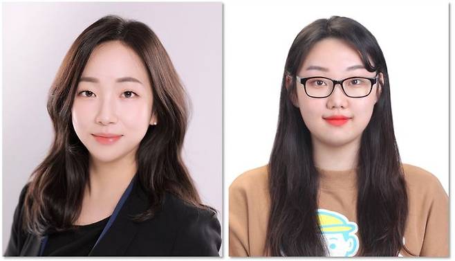 신민정 성신여대 화학·에너지융합학부 교수(왼쪽, 교신저자)와 이다은 학부생(제1 저자). (사진=성신여대 제공) *재판매 및 DB 금지