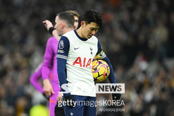 잉글랜드 프리미어리그(EPL) 토트넘 홋스퍼 손흥민. 사진┃게티이미지코리아