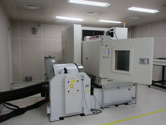 큐알티가 보유한 진동 장비. 큐알티 제공