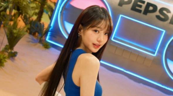 장원영이 속한 아이브는 펩시 모델을 맡고 있다. /출처= 펩시코리아 제공