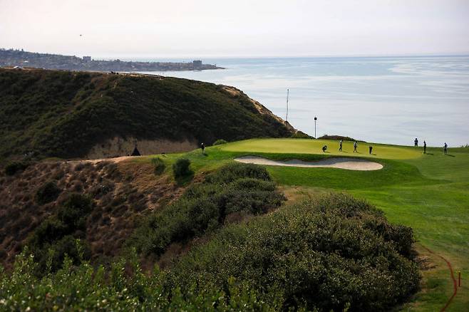 미국 캘리포니아주 샌디에이고 인근 라호야의 토리파인스 골프클럽 남코스 전경. (사진=AFPBBNews)