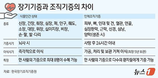 장기기증 ⓒ News1 김초희 디자이너
