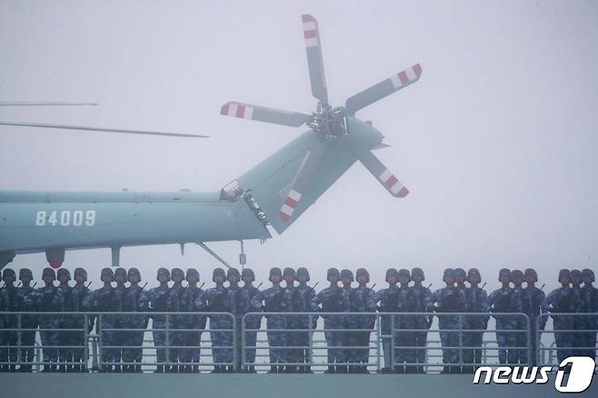 중국 인민해방군 군인들. ⓒ AFP=뉴스1 ⓒ News1 김지현 기자