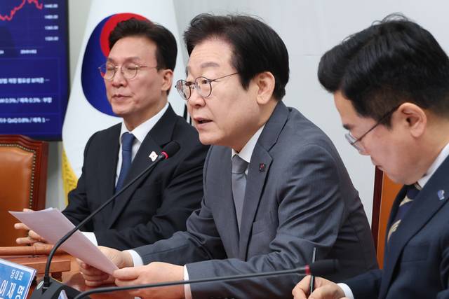 ▲ 더불어민주당 이재명 대표가 31일 서울 여의도 국회에서 열린 최고위원회의에서 발언하고 있다. 연합뉴스