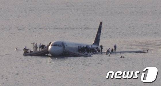 2009년 US 에어웨이스 미 여객기 불시착 사고. /사진=뉴스1