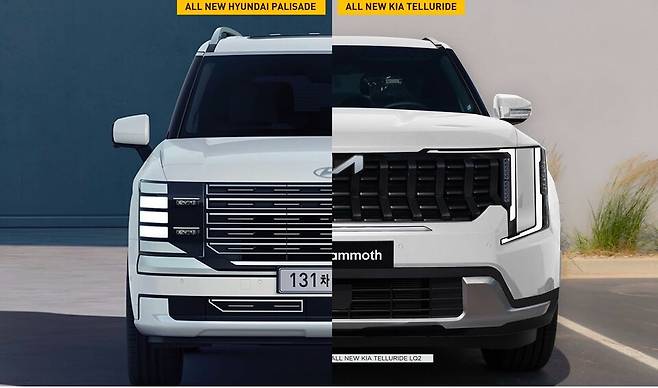 사진 : 기아 텔루라이드 풀체인지 예상도 (출처=NYMammoth)