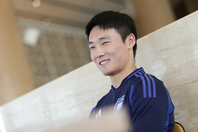 JA더리조트-JA레이크뷰호텔(두바이, UAE)/ 2025 K리그 동계 전지훈련/ K리그1/ 울산HDFC/ 울산 엄원상/ 인터뷰/ 사진 곽동혁