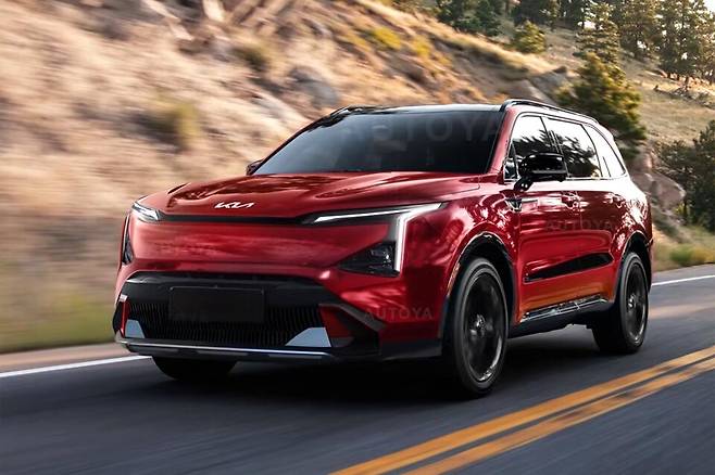 기아 '쏘렌토 풀체인지' 상상도 (출처 : AUTOYA)