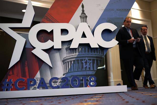 2018년 개최된 미 보수정치행동회의(CPAC) 당시 사진. 메릴랜드=AFP 연합