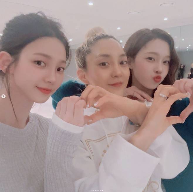 카리나, 바다, 윈터(왼쪽부터) 사진ㅣ바다 SNS