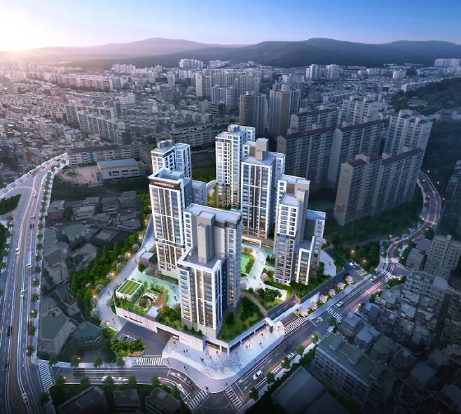 < ‘사하 경남아너스빌 시그니처’ 조감도>