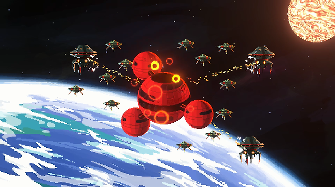 ▲ 애견 앤디와 함께 노년을 편히 즐기나 했더니 갑자기 외계인이 폭격을?