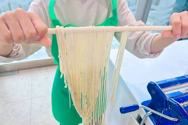 구포국수체험관 국수 만들기