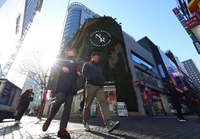서울 명동 네이처리퍼블릭 매장의 모습. 연합뉴스