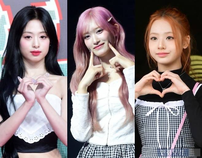 베이비몬스터 아현, 아이브 이서, 유니스 임서원 / 사진=한경DB
