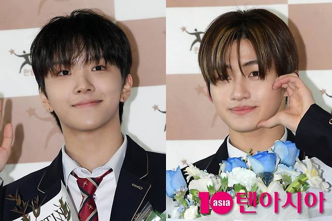 보이넥스트도어 운학, 투어스 지훈/ 사진=텐아시아 사진 DB