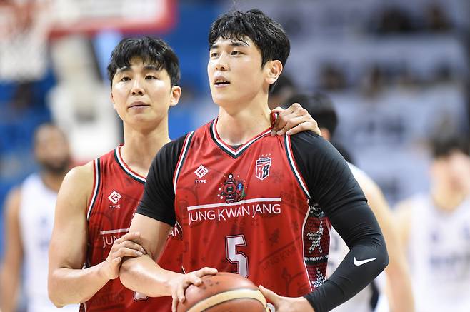 박지훈과 변준형. 사진제공=KBL