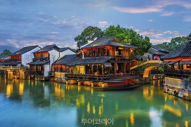 상하이 근교 수향마을 /사진-모두투어