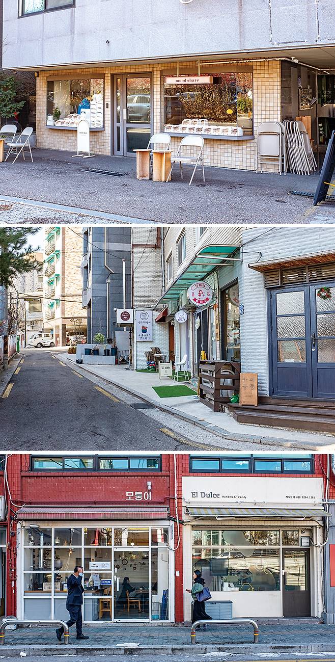 옛 골목 정취가 곳곳에 남아 있는 경춘선숲길