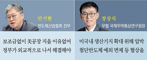 "트럼프, 8조 반도체 보조금 포기냐 관세냐 양자택일