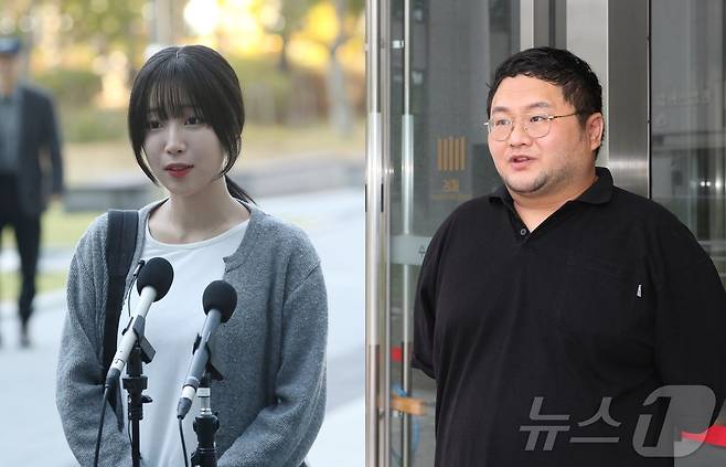 먹방 유튜버 쯔양(왼쪽), 사이버 레커 구제역. ⓒ News1 DB