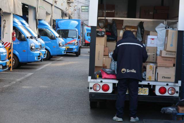 1월 2일 서울 강서구 CJ대한통운 터미널의 모습. 연합뉴스