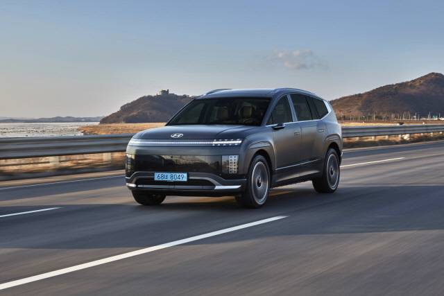 아이오닉 9 주행 사진. 현대차 제공