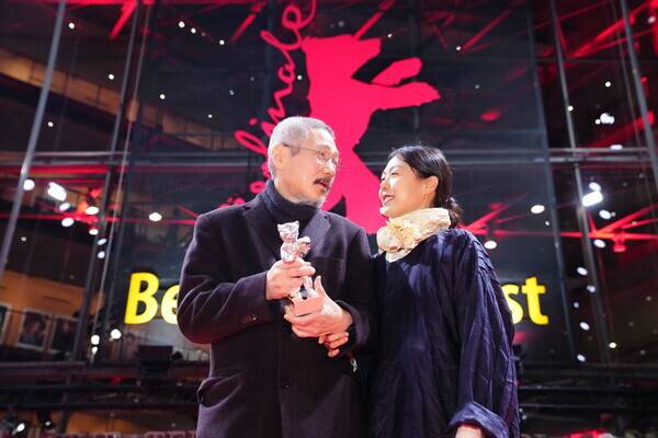 홍상수 감독(왼쪽), 김민희. EPA연합뉴스