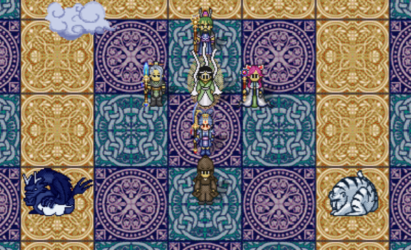 - 3차 승급 직업 전용 방어구를 착용한 3차 승급자들