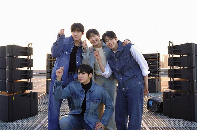 아스트로 차은우, MJ, 윤산하, 진진 (제공: 판타지오)