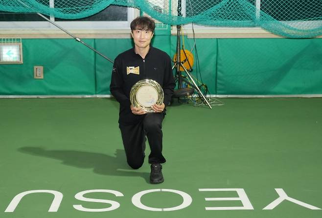 오동도배 여수오픈 남자단식 우승의 손지훈(사진/김도원 기자)