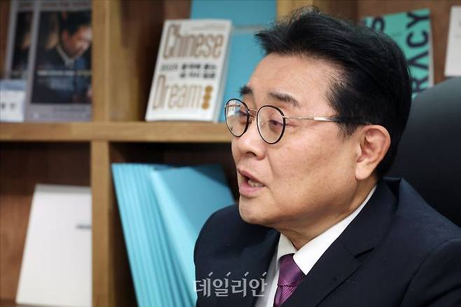 전병헌 새미래민주당 대표가 지난달 27일 서울 여의도 새미래민주당 중앙당사에서 데일리안과 인터뷰를 하고 있다. ⓒ데일리안 홍금표 기자