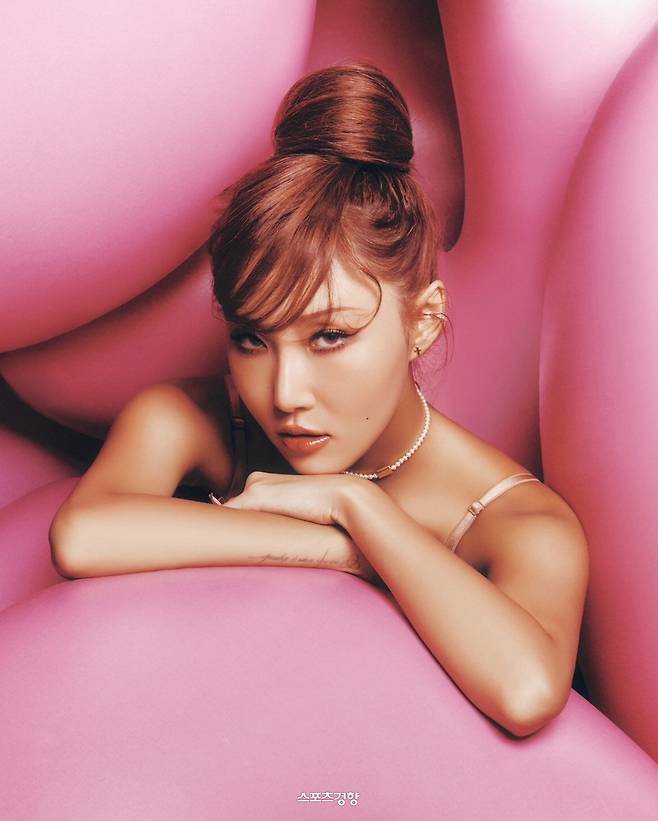 마마무 멤버 화사. 경향신문 자료사진